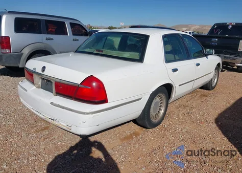 2000 Mercury Grand Marquis Ls z USA, uszkodzony, nr VIN 2MEFM75W2YX736101